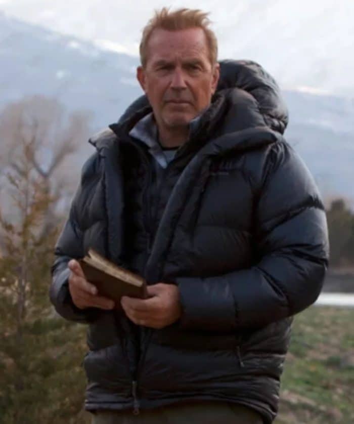 Yellowstone John Dutton Black Puffer Jacket