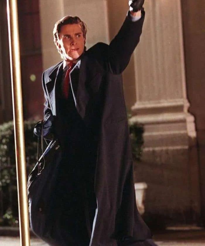 Christian Bale American Psycho Trench Coat