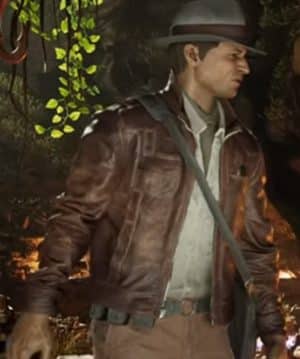 Mortal Kombat 1 Johnny Cage Brown Leather Jacket