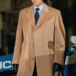 American Psycho Christian Bale Brown Coat