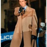 American Psycho Christian Bale Brown Coat