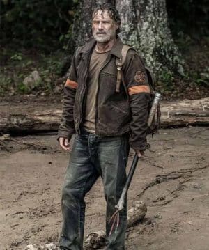 Rick Grimes The Walking Dead Brown Cotton Jacket