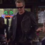 Barney Stinson Terminator Cosplay Leather Jacket