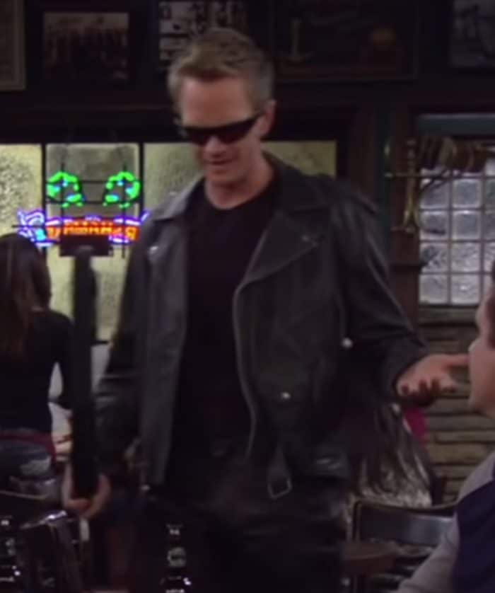 Barney Stinson Terminator Cosplay Leather Jacket