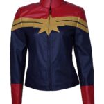Captain Marvel Brie Larson Leather Cosplay Jacket