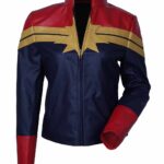 Captain Marvel Brie Larson Leather Cosplay Jacket cosplay