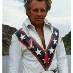 Evel Knievel White Biker Leather Jacket Outfit