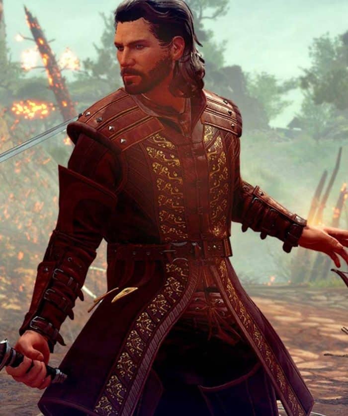 Gale Baldurs Gate 3 Leather Coat