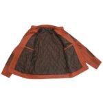 Hand-Waxed Quilted Leather Jacket For Men online