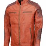 Hand-Waxed Quilted Leather Jacket