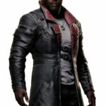 Idris Elba Cyberpunk 2077 Phantom Liberty Leather Coat