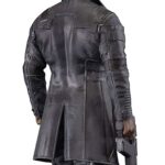 Idris Elba Cyberpunk 2077 Phantom Liberty Leather Coat Mens