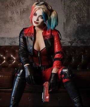 Injustice 2 Harley Quinn Jacket with Vest outfit