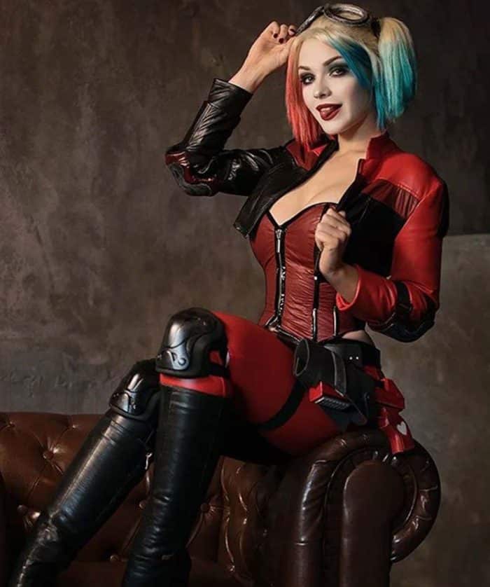 Injustice 2 Harley Quinn Jacket with Vest outfit US UK GERMANY