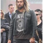 Jason Momoa Black Cropped Leather Jacket