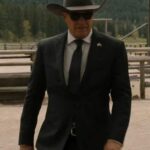 John Dutton Yellowstone Season 05 Black Blazer