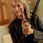 Kill Bill 2 Uma Thurman Leather Jacket outfit