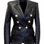 Kim Kardashian Double Breasted Black Blazer