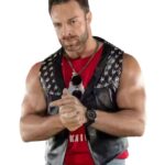 LA Knight WWE Black Leather Vest for sale