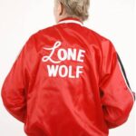 Lone Wolf Red Bomber 1950s Lenny Jacket