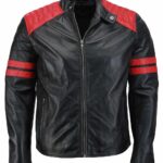 Men's Black Lambskin Jacket usa