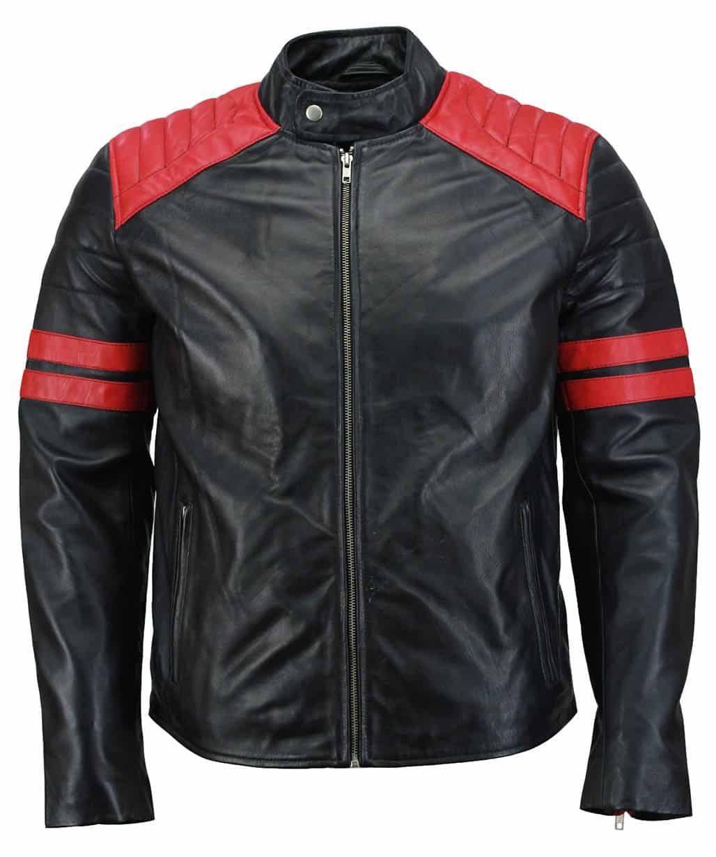 mens-black-biker-lambskin-leather-jacket