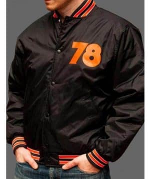 Mens Halloween 78 Black Bomber Jacket