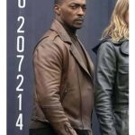 Sam Wilson the Falcon and the Winter Soldier Leather Jacket Men