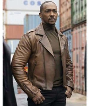 Sam Wilson the Falcon and the Winter Soldier Leather Jacket