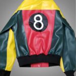 Seinfeld David Puddy 8 Ball Bomber Leather Jacket