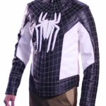 Spiderman White and Black Leather Costume