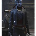 Star Wars Jedi Survivor Merrin Black Leather Jacket