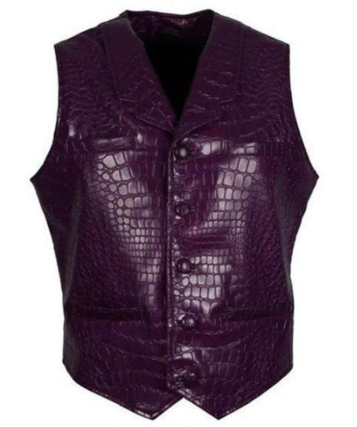 Suicide Squad Jared Leto Joker Vest Men Costume