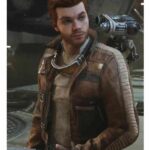 Video Game Star Wars Jedi Survivor Brown Bomber Jacket