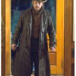 Yellowstone Cole Hauser Black Leather Trench Coat