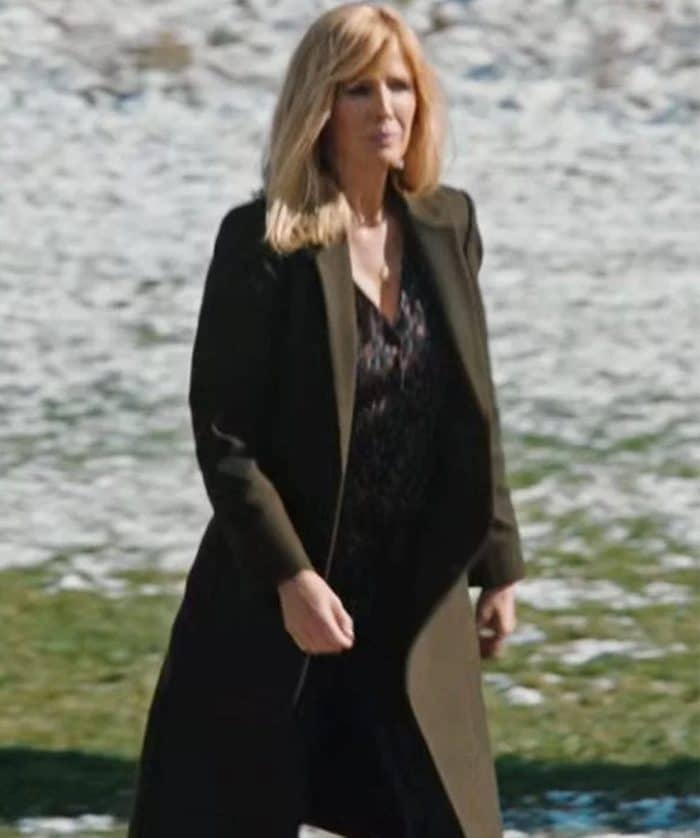 Yellowstone Season 4 Kelly Reilly Brown Trench Coat