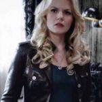 Once Upon a Time Emma Swan Black Leather Jacket