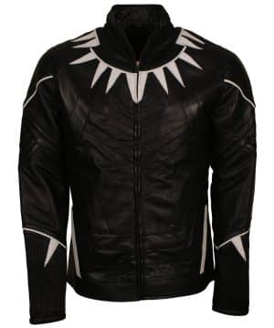 Chadwick Boseman Black Panther Leather Jacket