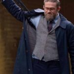 Charlie Hunnam The Gentlemen Blue Trench Coat