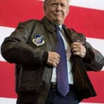 Donald Trump A2 Brown Bomber Leather Jacket