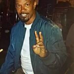 Jamie Foxx Day Shift Blue Bomber Jacket