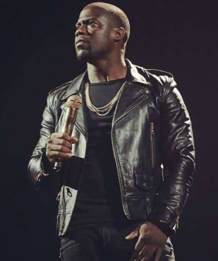 What Now Kevin Hart Black Leather Jacket