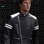 Brad-Pitt-Fight-Club-Tyler-Durden-Black-and-White-Leather-Jacket