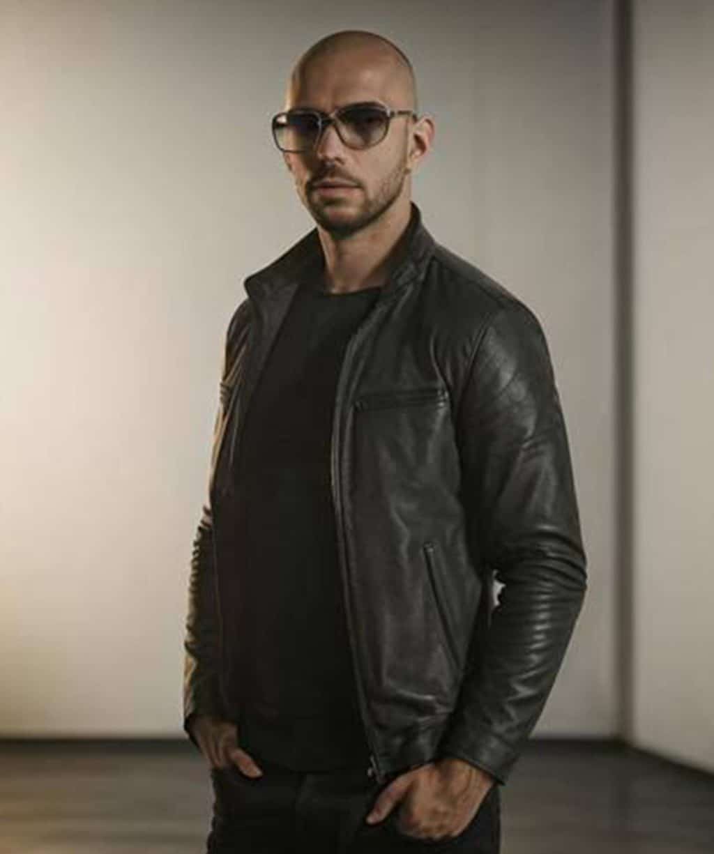 Top G Cobra Andrew Tate Leather Jacket - USA Leather Factory