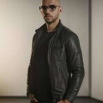 Andrew Tate Top G Black Biker Leather Jacket