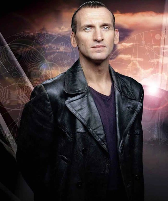 1. Christopher Eccleston 9th Doctor Double Breasted Jacket