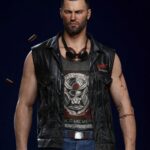 Cyberpunk 2077 V Nomad Black Leather Vest