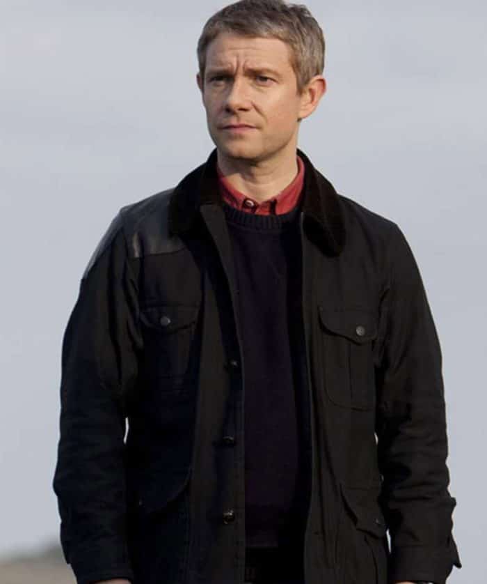 Dr Watson Sherlock Holmes Black Shooting Jacket