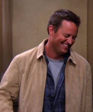 Friends Season 9 Chandler Bing Beige Jacket