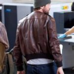 Gerard Butler Brown Leather Jacket